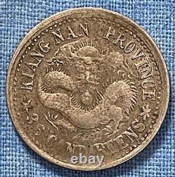 China Kingnan (1900) LM-236 Silver 5 Cents gVF