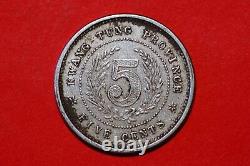 China Kwang-Tung Province 5 Cents ND 1890-1905