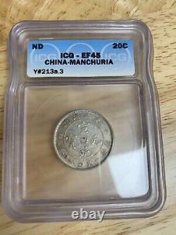 China Manchurian Provinces Silver Coin (Chinese provinces) 1914-1915DDO only one