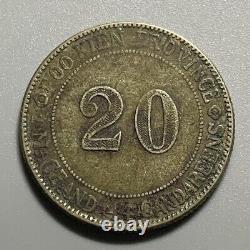 China Republic Fukien Fookien 20 Cent Silver Coin