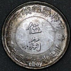 China Shensi-North Soviet Mao Tse-Tsung 50 cents Half Dollar silver (3502)