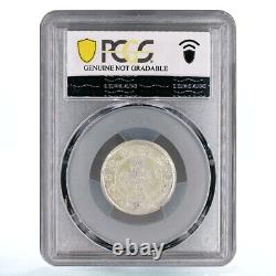 China Yunnan 20 cents Circulation Crossed Flags LM431 Genuine PCGS Ag coin 1932