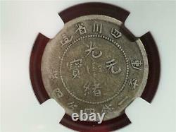 China/szechuan 1898-1908 20 Cents Dragon L&m-349 Ngc F-12