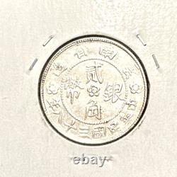 China (yunnan) yr 38 (1949) 20 cents Y493 Unc (w)