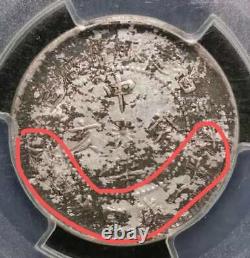 ERROR-1923 china FUKIEN 20 cents silver coin DDR L&M 304 PCGS UNC