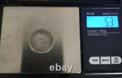Extremely Rare 1927 China 20 Cents Sun Yat Sen Silver Coin