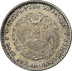 NGC Graded MS62 China-Kwangtung (1909-11) 20 Cents L&M#139 K#32 Unc Silver Coin