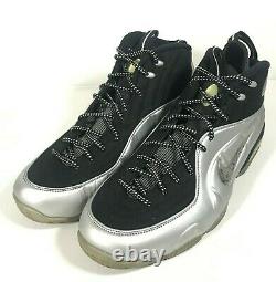 Nike Air 1/2 Half Cent Black Silver Size 11.5 354912-003 Penny Hardaway