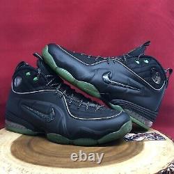 Nike Air Penny 1/2 Half Cent Black Green Silver 344646-002 Size 12 Foamposite I
