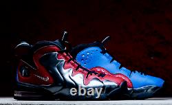 Nike Air Penny 3 QS Shoes Do It For DEZ Black Blue Red Silver CU8058-001 Men's