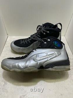 Nike Air Penny Hardaway 1/2 Half Cent Black Silver Size 12