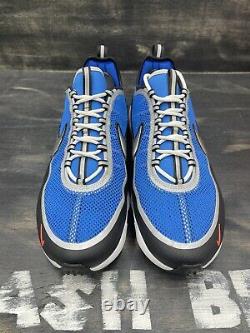 Nike Air Zoom Spiridon Ultra Regal Blue 876267-400 Sz 13 White Black Grey Silver