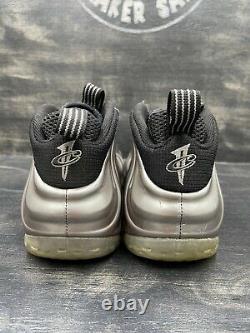 Nike Foamposite One Pewter Size 10 Silver Black white Grey Gray Foam 314996-004