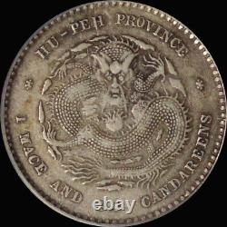 PCGS VF35 1895 China Hupeh Province Silver 20 Cents