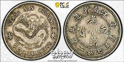 PCGS XF40 China-Kiangnan (1901) 10 Cents Silver Coin Large Rosettes without HAH