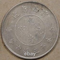 Yunnan China 1920-31 50 Cents Y-257.2 Better Circulated Grade as Pictured